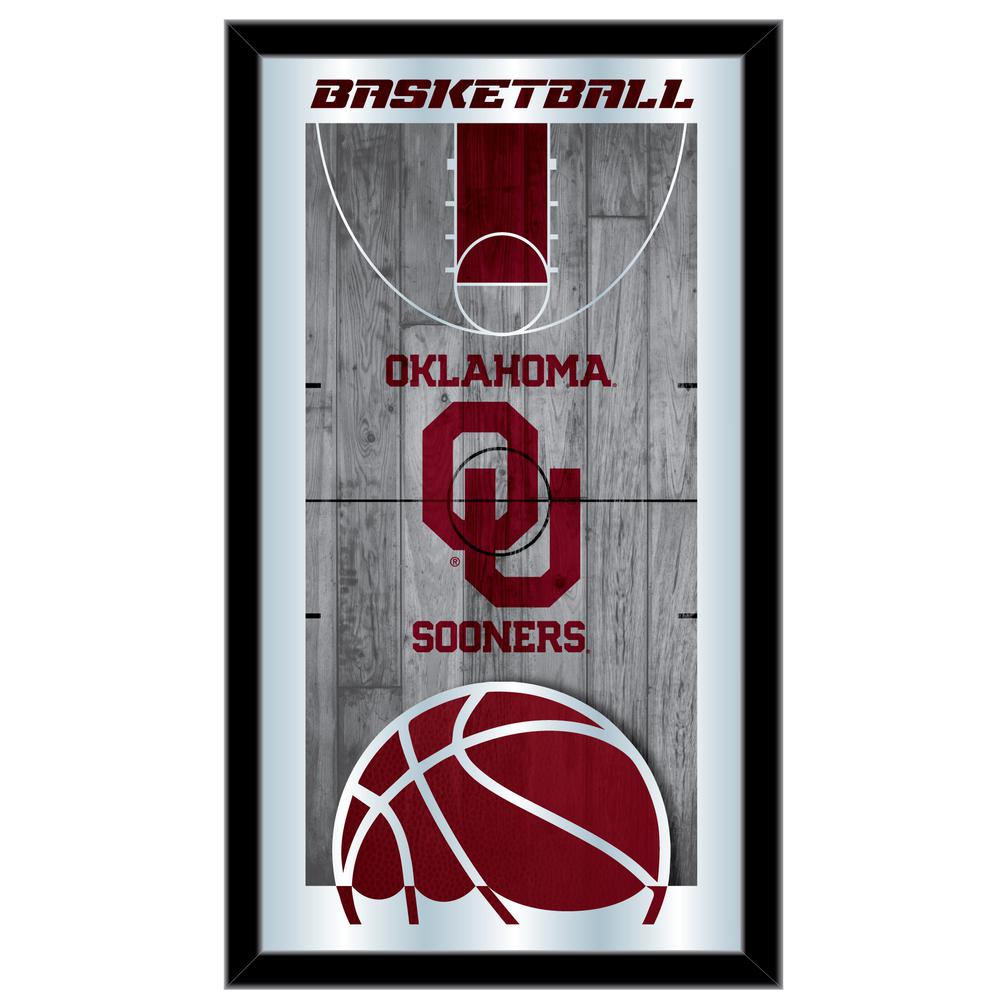 Oklahoma 15" x 26" Basketball Mirror. Picture 1