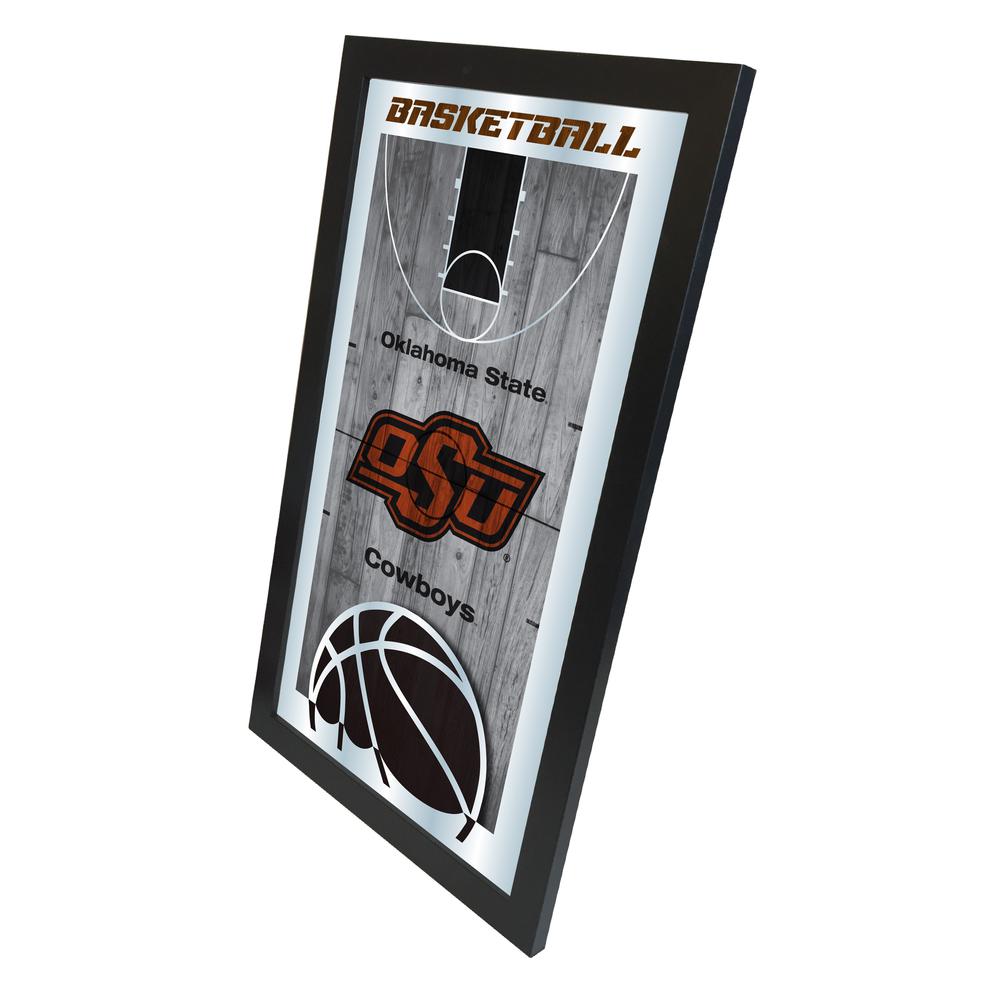 Oklahoma State 15" x 26" Basketball Mirror. Picture 2