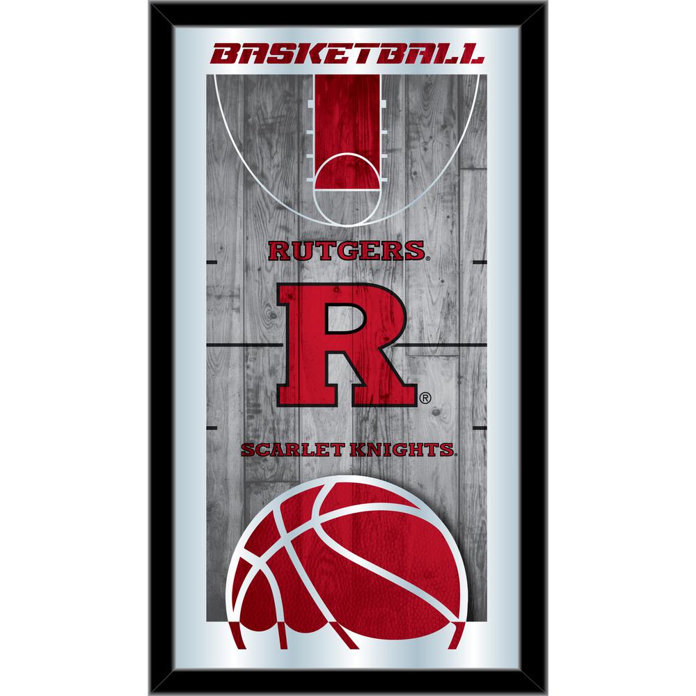 Rutgers 15" x 26" Basketball Mirror. Picture 1