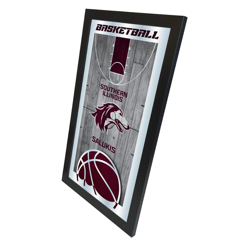 Southern Illinois University 15" x 26" Basketball Mirror. Picture 2