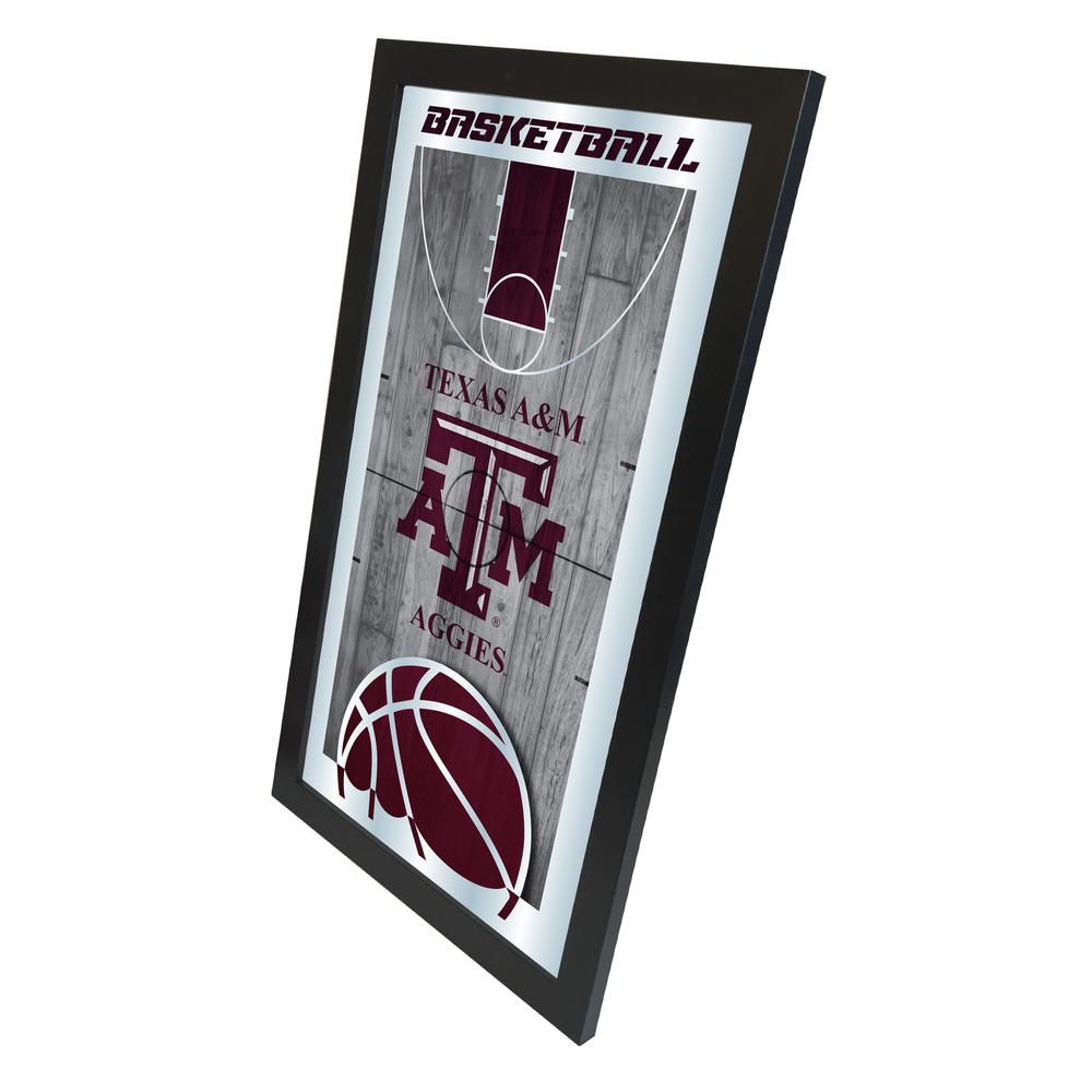 Texas A&M 15" x 26" Basketball Mirror. Picture 2