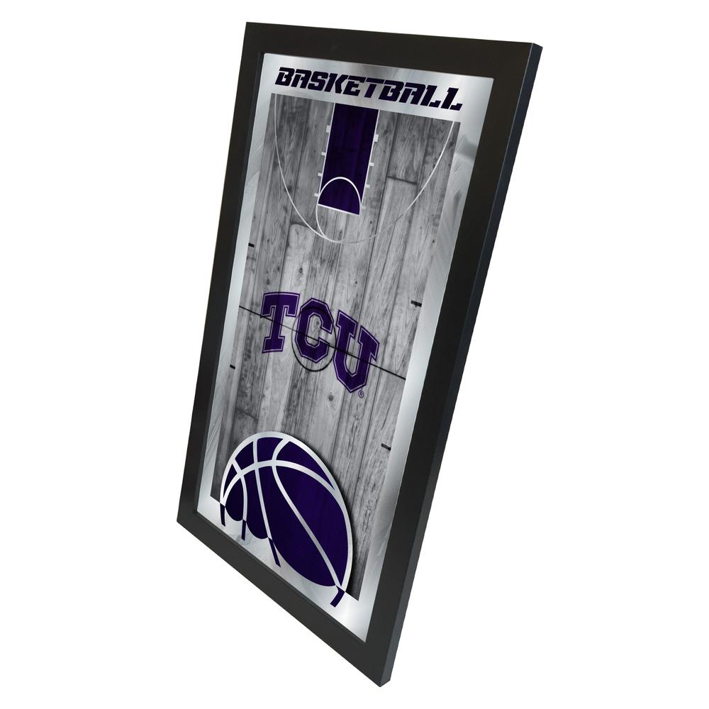 TCU 15" x 26" Basketball Mirror. Picture 2