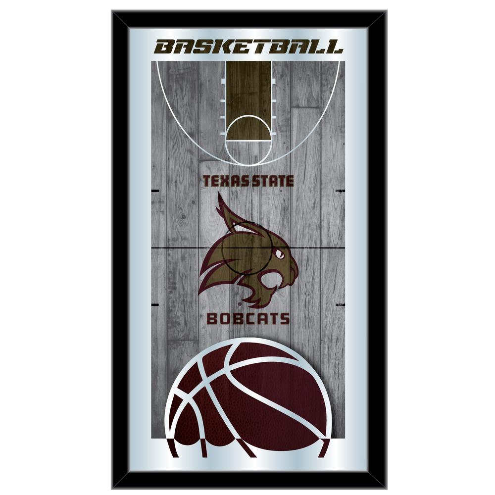 Texas State 15" x 26" Basketball Mirror. Picture 1