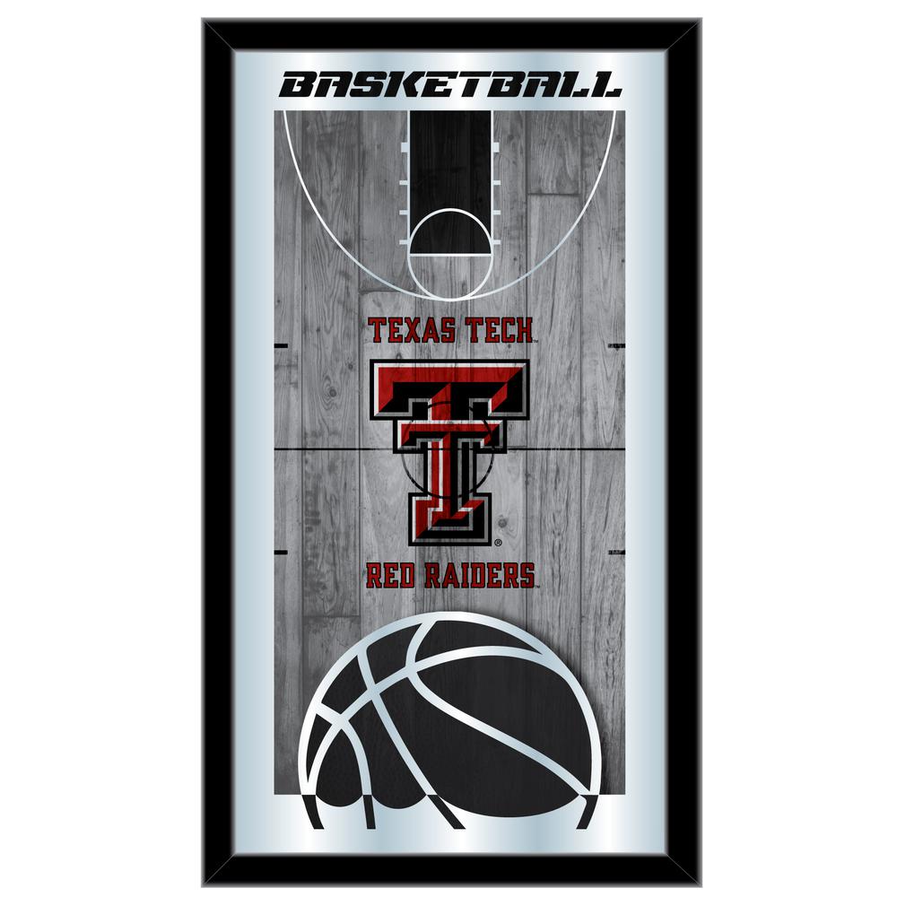 Texas Tech 15" x 26" Basketball Mirror. Picture 1