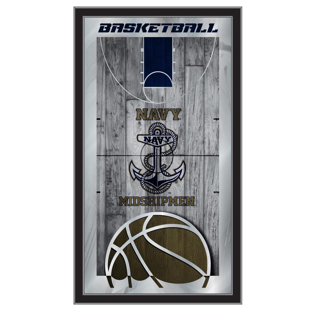 US Naval Academy (NAVY) 15" x 26" Basketball Mirror. Picture 1