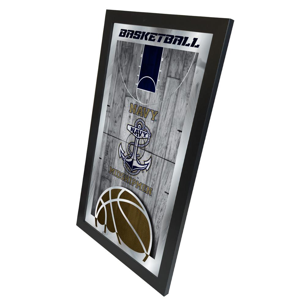 US Naval Academy (NAVY) 15" x 26" Basketball Mirror. Picture 2