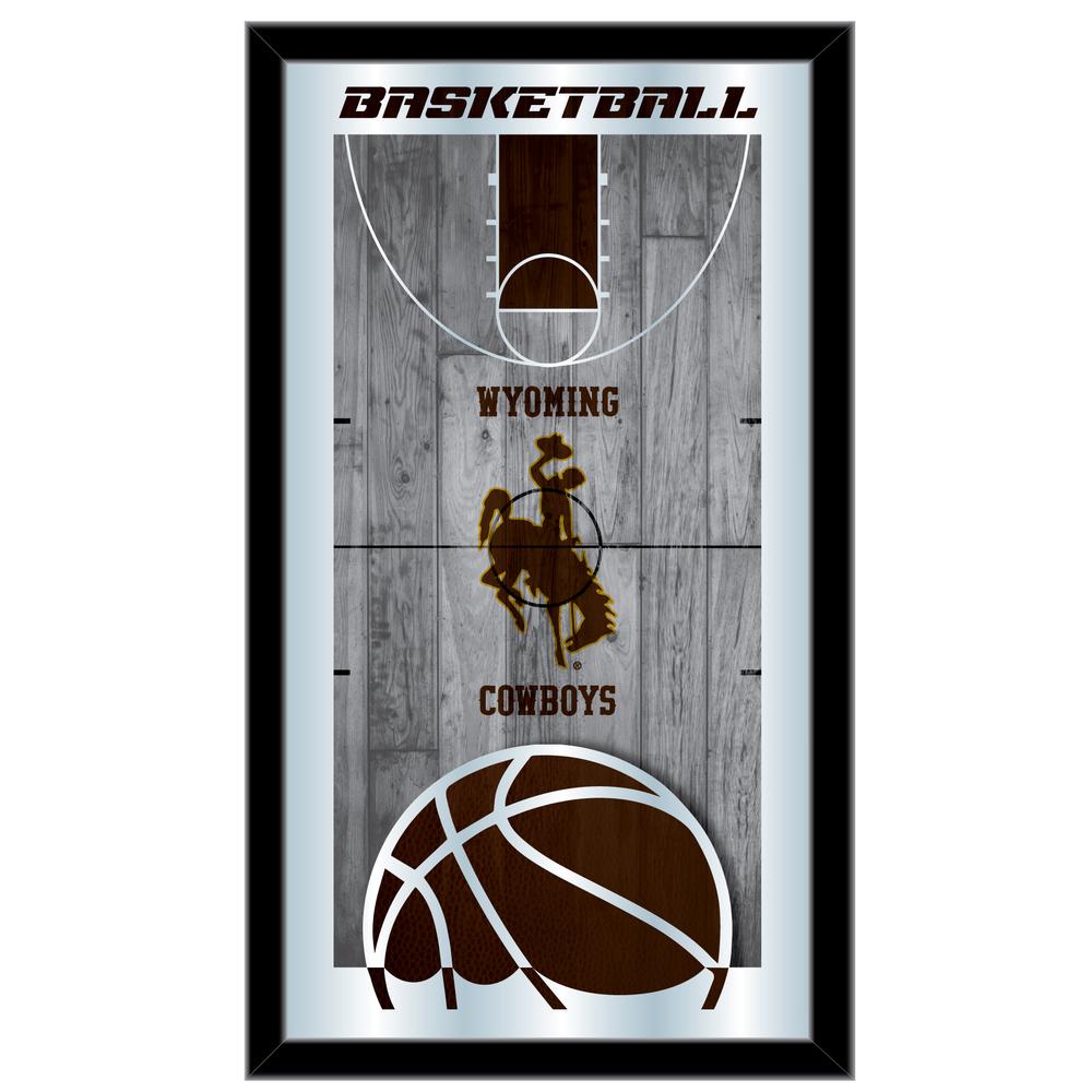 Wyoming 15" x 26" Basketball Mirror. Picture 1
