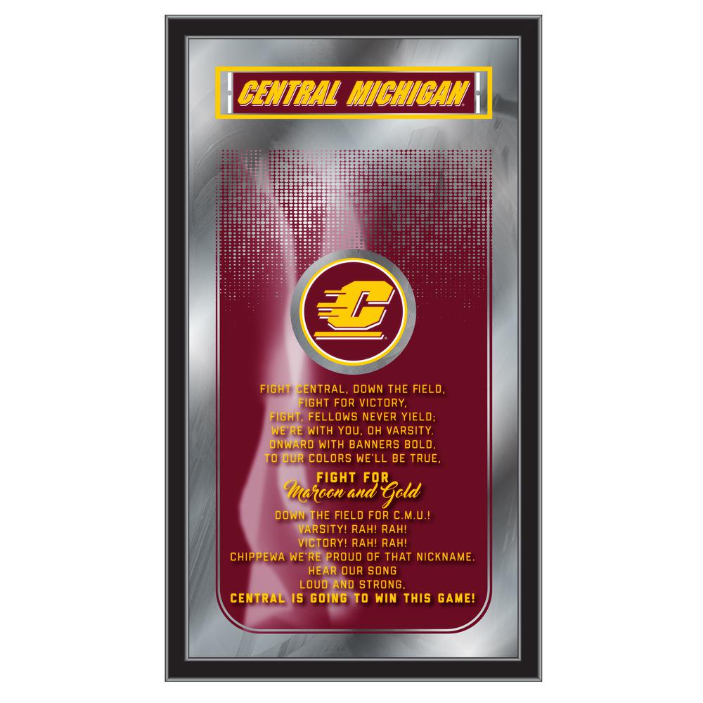 Central Michigan 26" x 15" Fight Song Mirror. The main picture.
