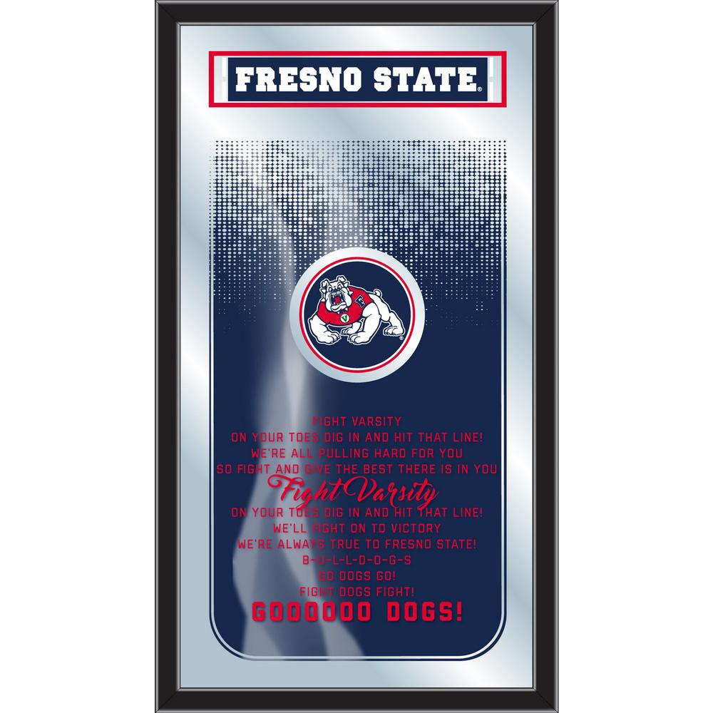 Fresno State University 26" x 15" Fight Song Mirror. Picture 1