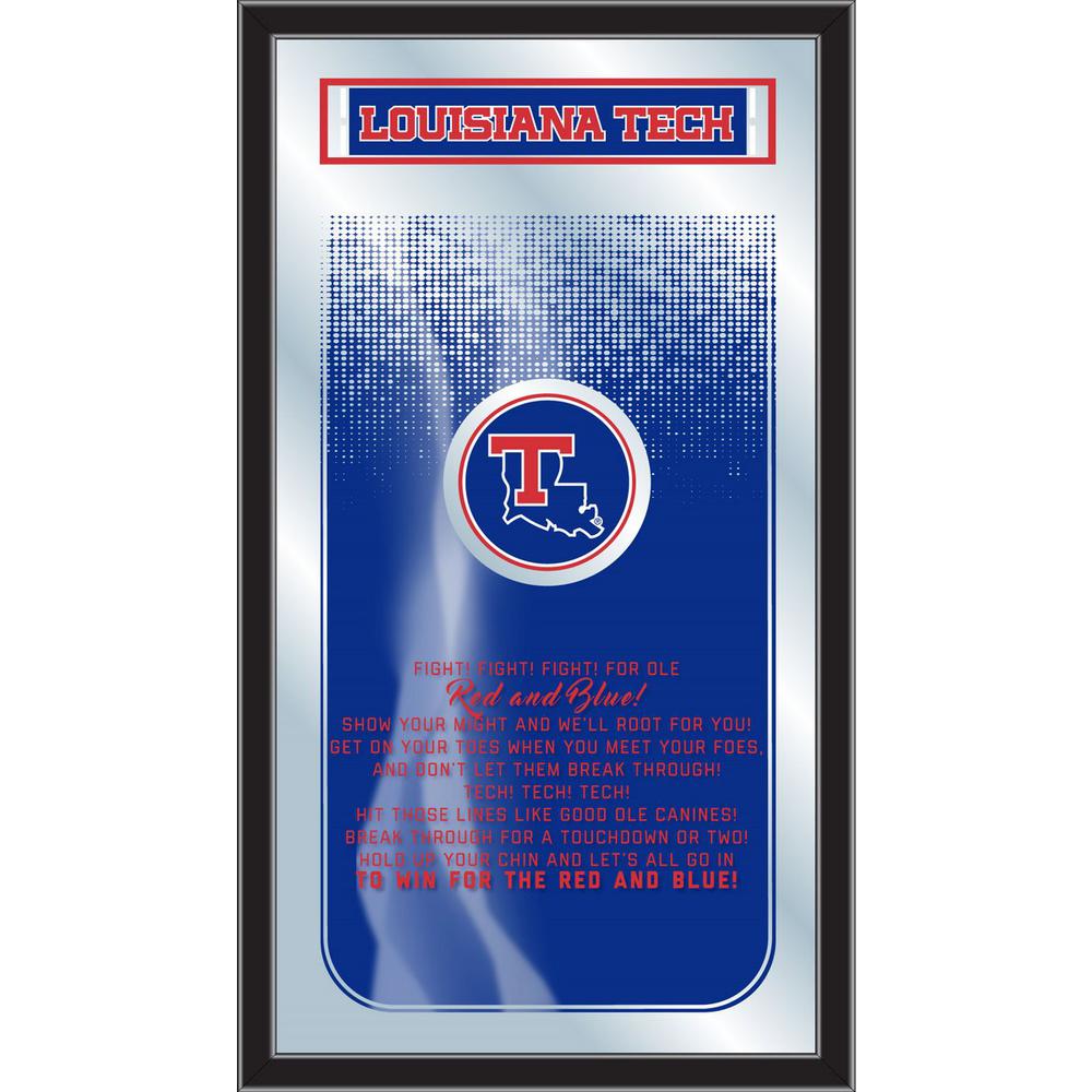 Louisiana Tech 26" x 15" Fight Song Mirror. Picture 1