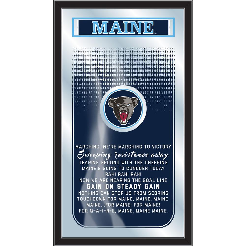 Maine 26" x 15" Fight Song Mirror. Picture 1