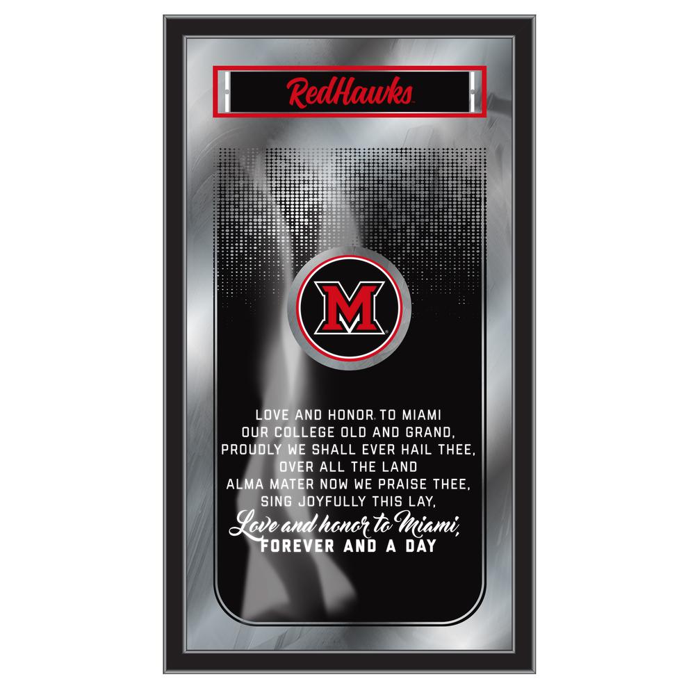 Miami (OH) 26" x 15" Fight Song Mirror. Picture 1