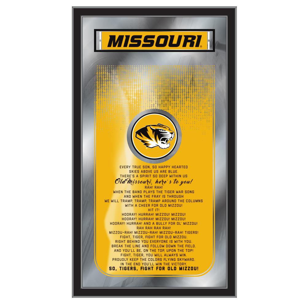 Missouri 26" x 15" Fight Song Mirror. Picture 1