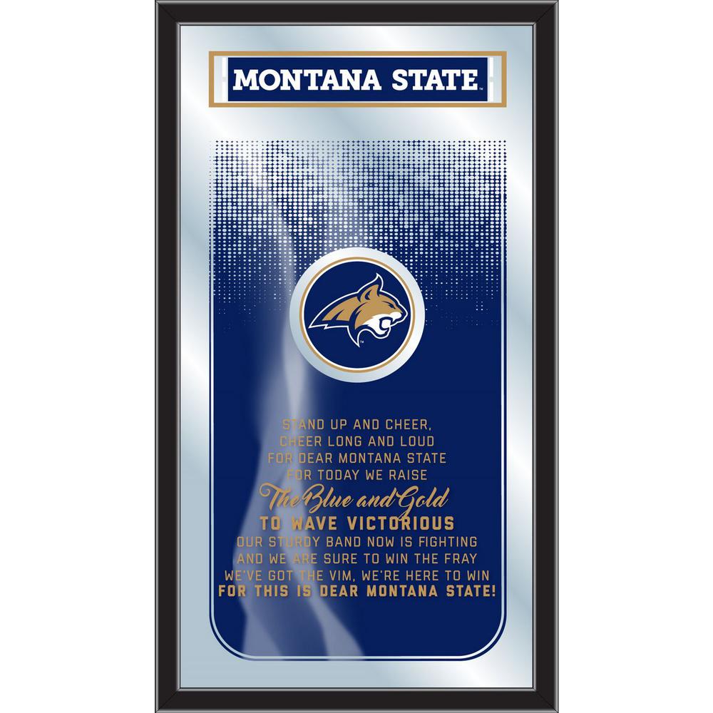 Montana State 26" x 15" Fight Song Mirror. Picture 1
