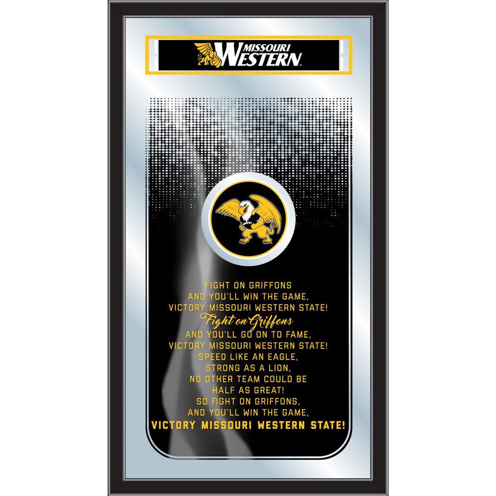 Missouri Western State 26" x 15" Fight Song Mirror. Picture 1