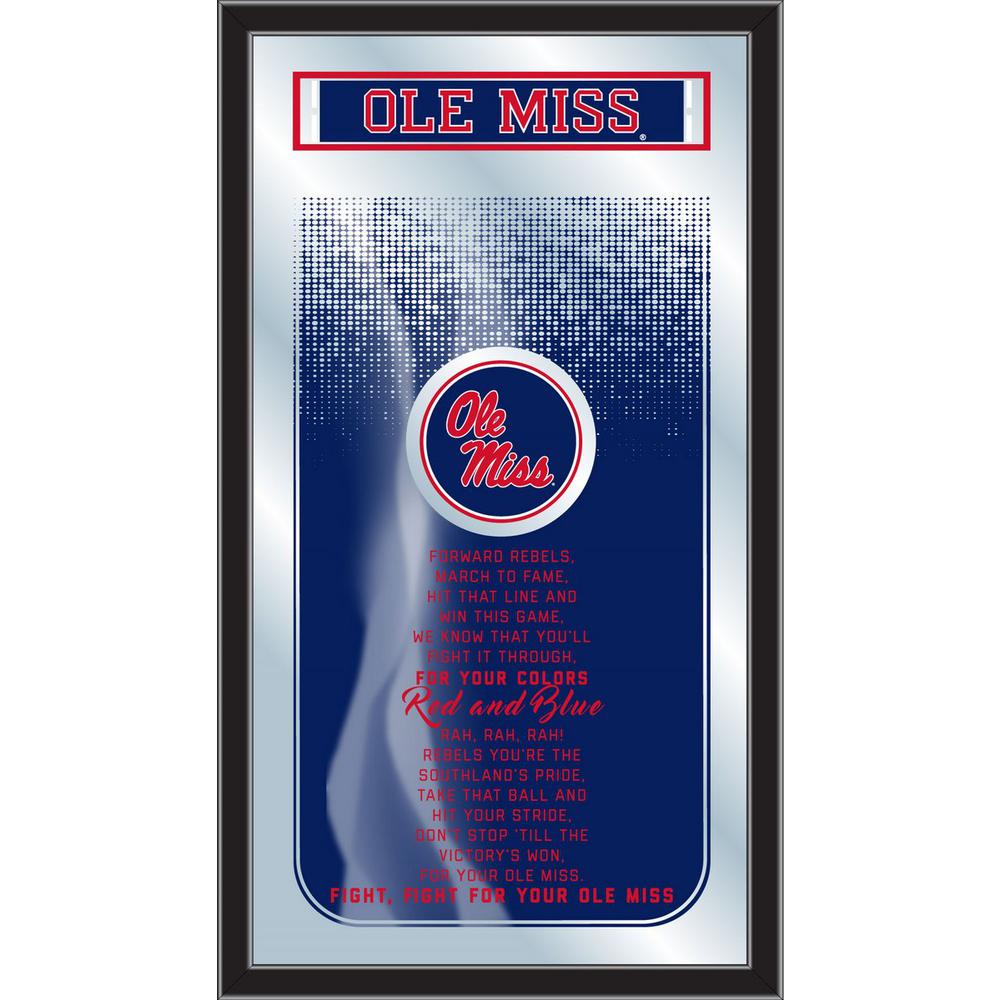 Ole' Miss 26" x 15" Fight Song Mirror. Picture 1