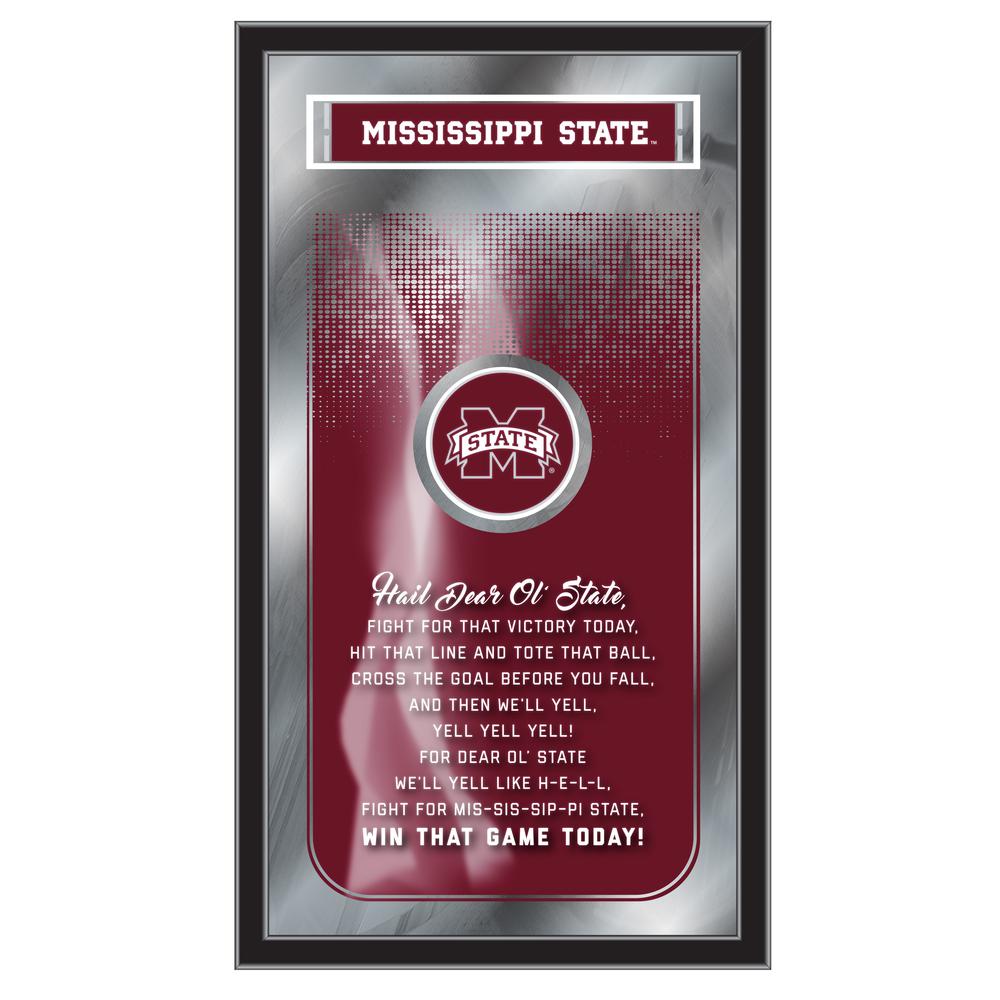 Mississippi State 26" x 15" Fight Song Mirror. Picture 1
