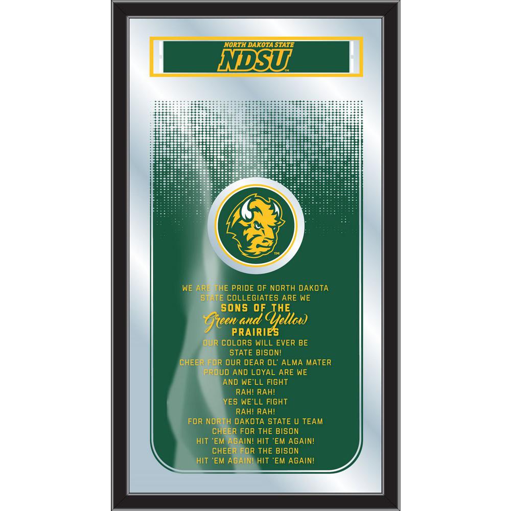 North Dakota State 26" x 15" Fight Song Mirror. Picture 1