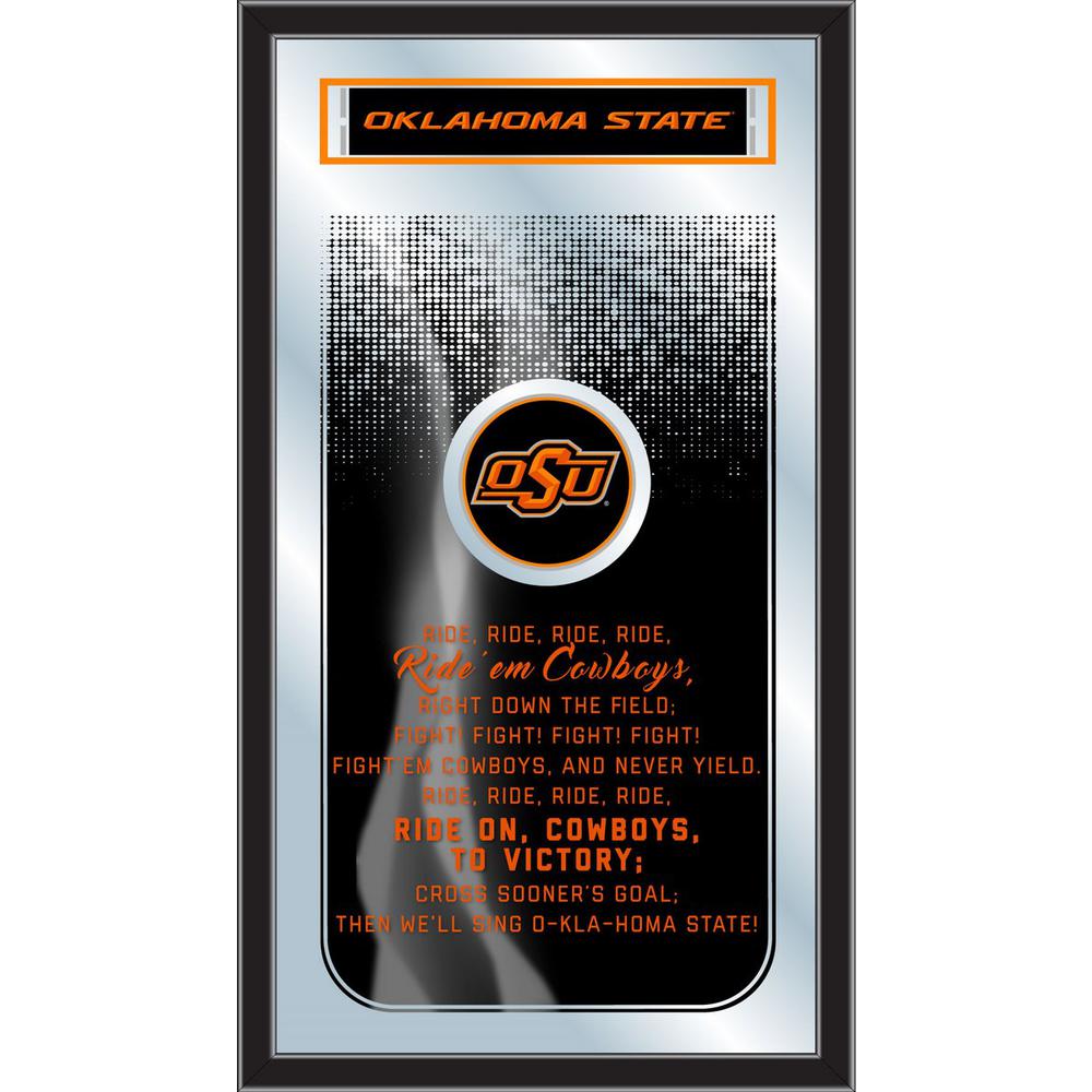 Oklahoma State 26" x 15" Fight Song Mirror. Picture 1