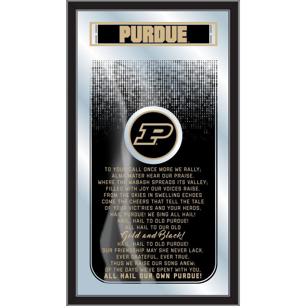 Purdue 26" x 15" Fight Song Mirror. Picture 1
