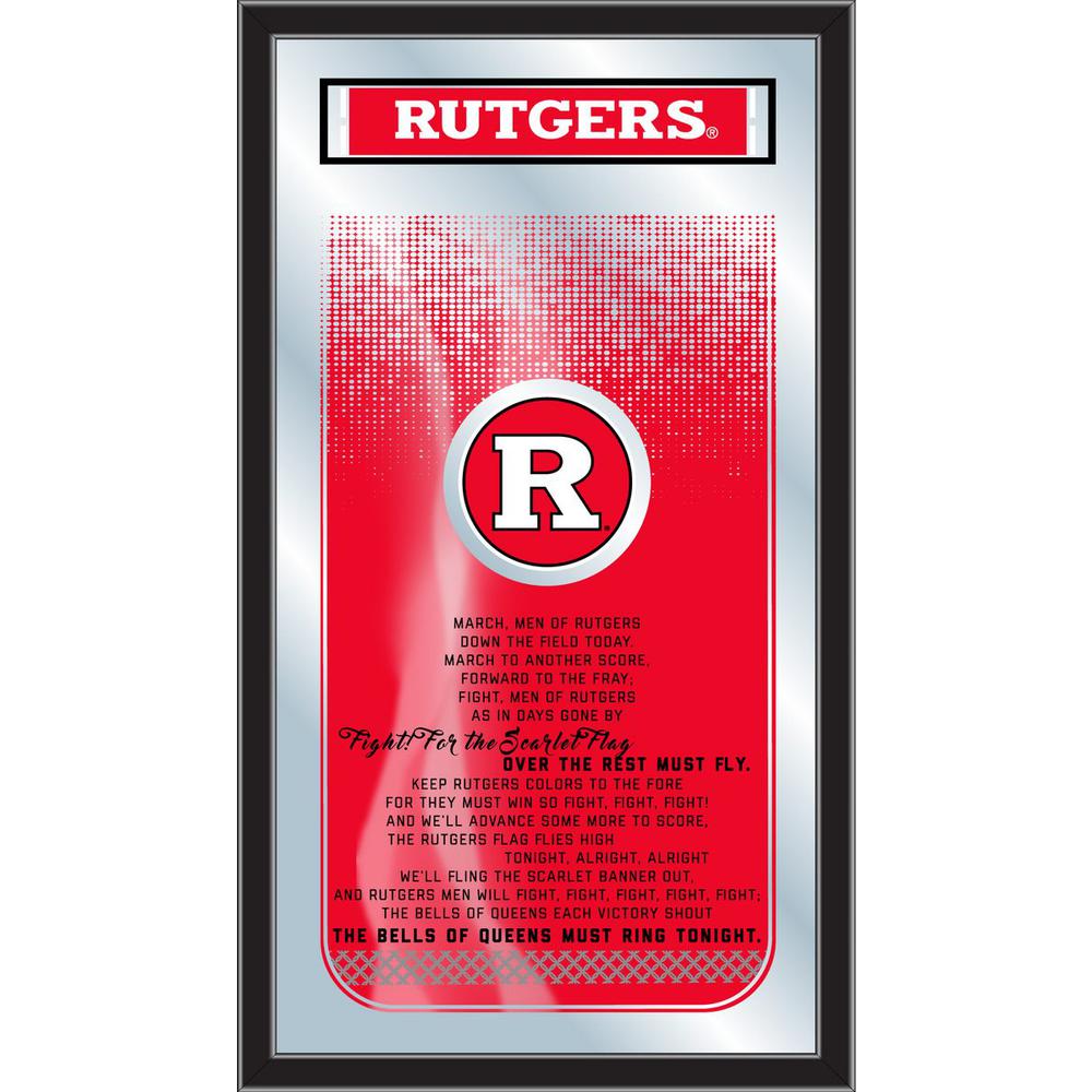 Rutgers 26" x 15" Fight Song Mirror. The main picture.
