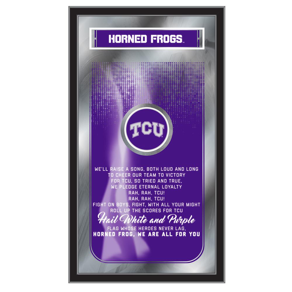 TCU 26" x 15" Fight Song Mirror. Picture 1