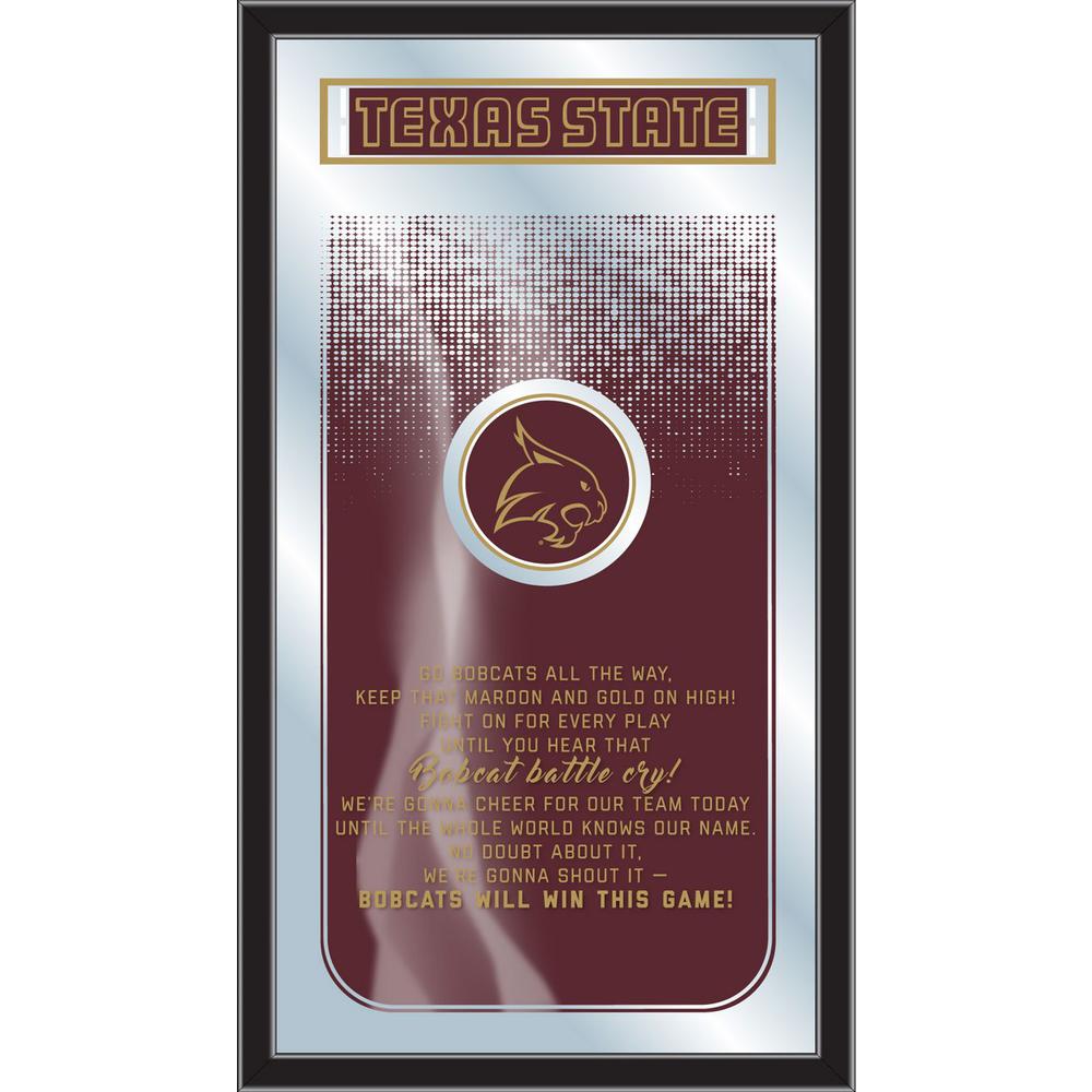 Texas State 26" x 15" Fight Song Mirror. Picture 1
