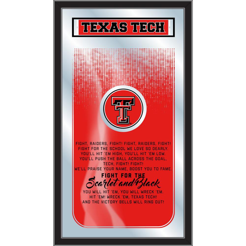 Texas Tech 26" x 15" Fight Song Mirror. Picture 1