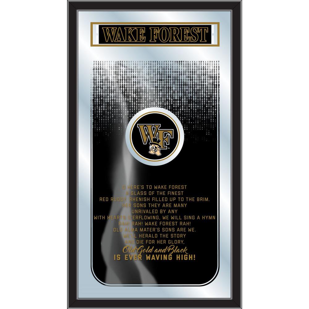 Wake Forest 26" x 15" Fight Song Mirror. Picture 1