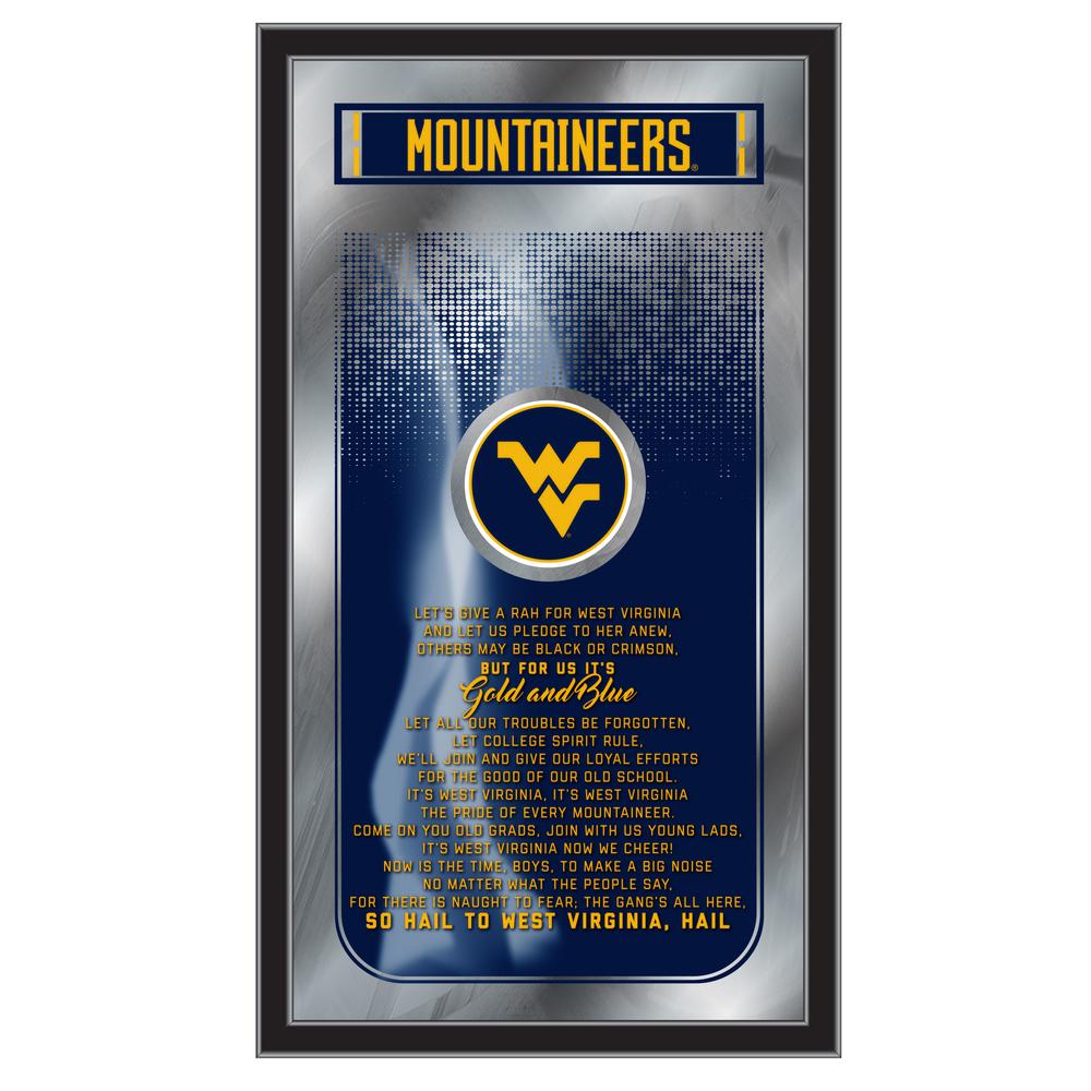 West Virginia 26" x 15" Fight Song Mirror. Picture 1