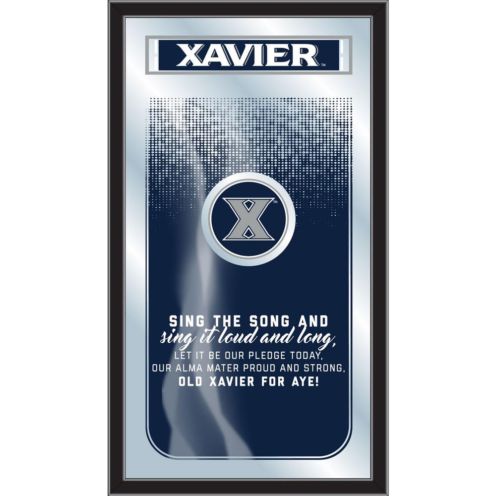 Xavier 26" x 15" Fight Song Mirror. Picture 1