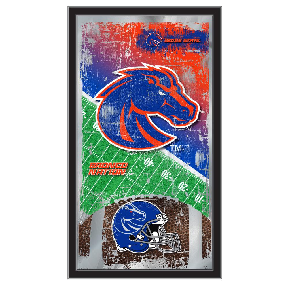 Boise State 15" x 26" Football Mirror. Picture 1