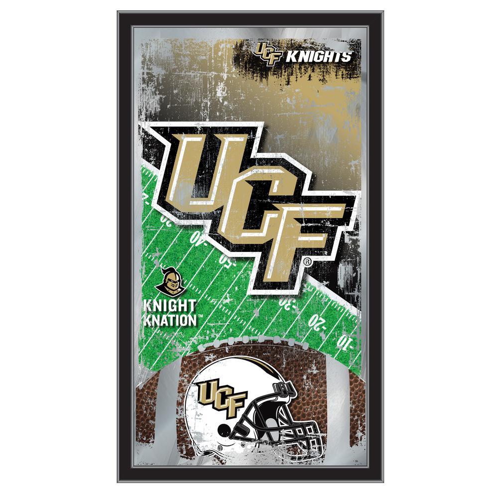 Central Florida 15" x 26" Football Mirror. Picture 1
