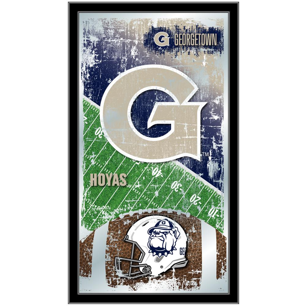 Georgetown 15" x 26" Football Mirror. Picture 1