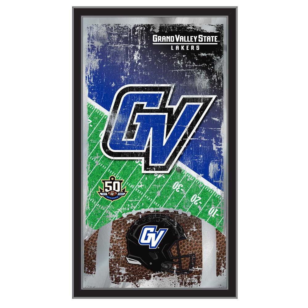Grand Valley State 15" x 26" Football Mirror. Picture 1