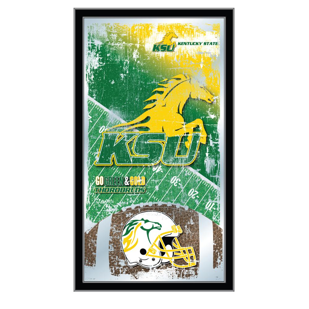 Kentucky State University 15" x 26" Football Mirror. Picture 1