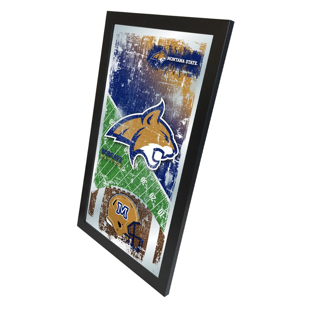 Montana State 15" x 26" Football Mirror. Picture 2