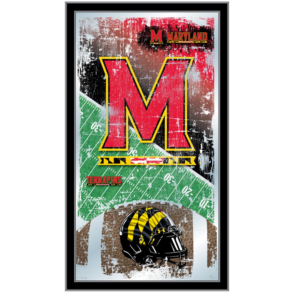 Maryland 15" x 26" Football Mirror. Picture 1