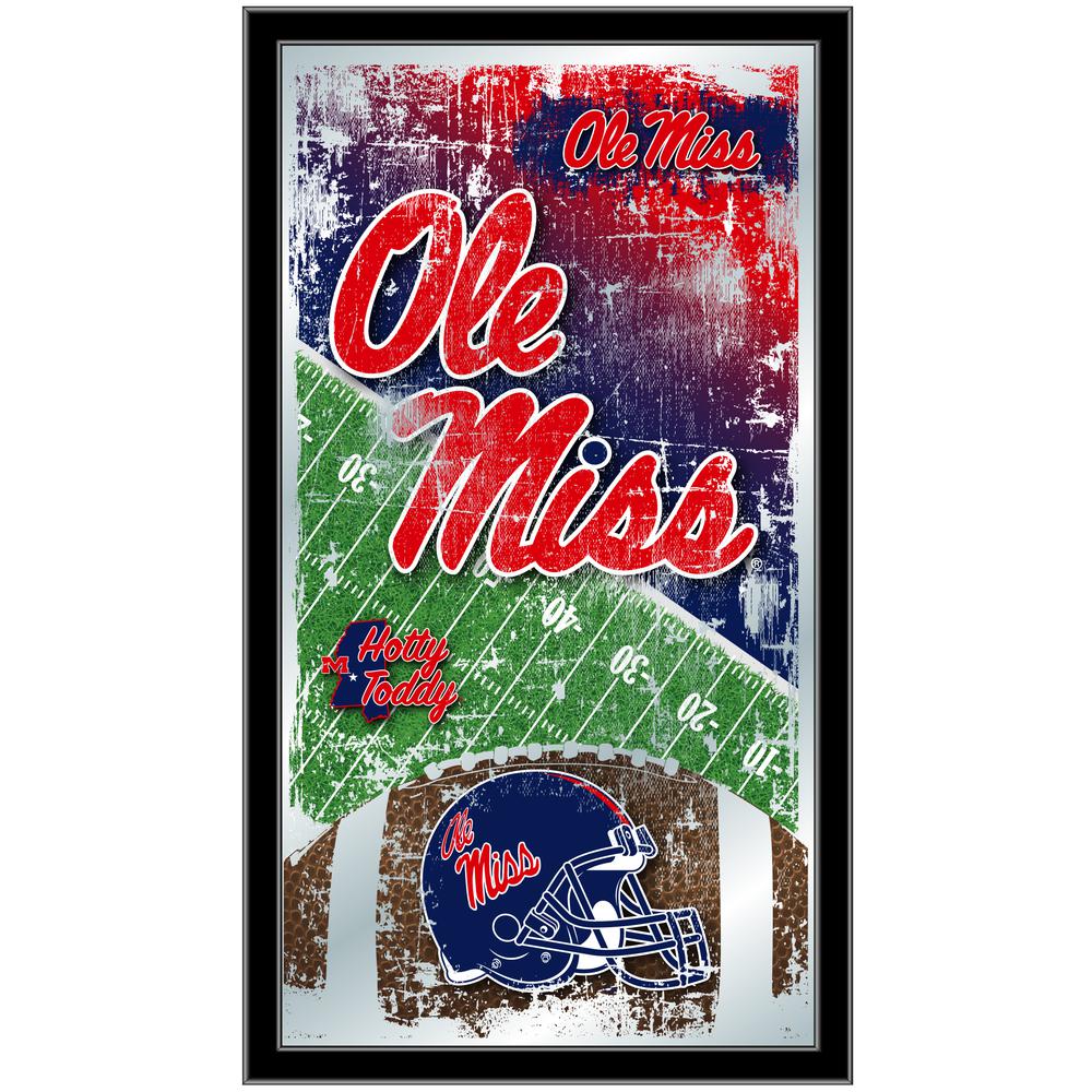 Ole' Miss 15" x 26" Football Mirror. Picture 1