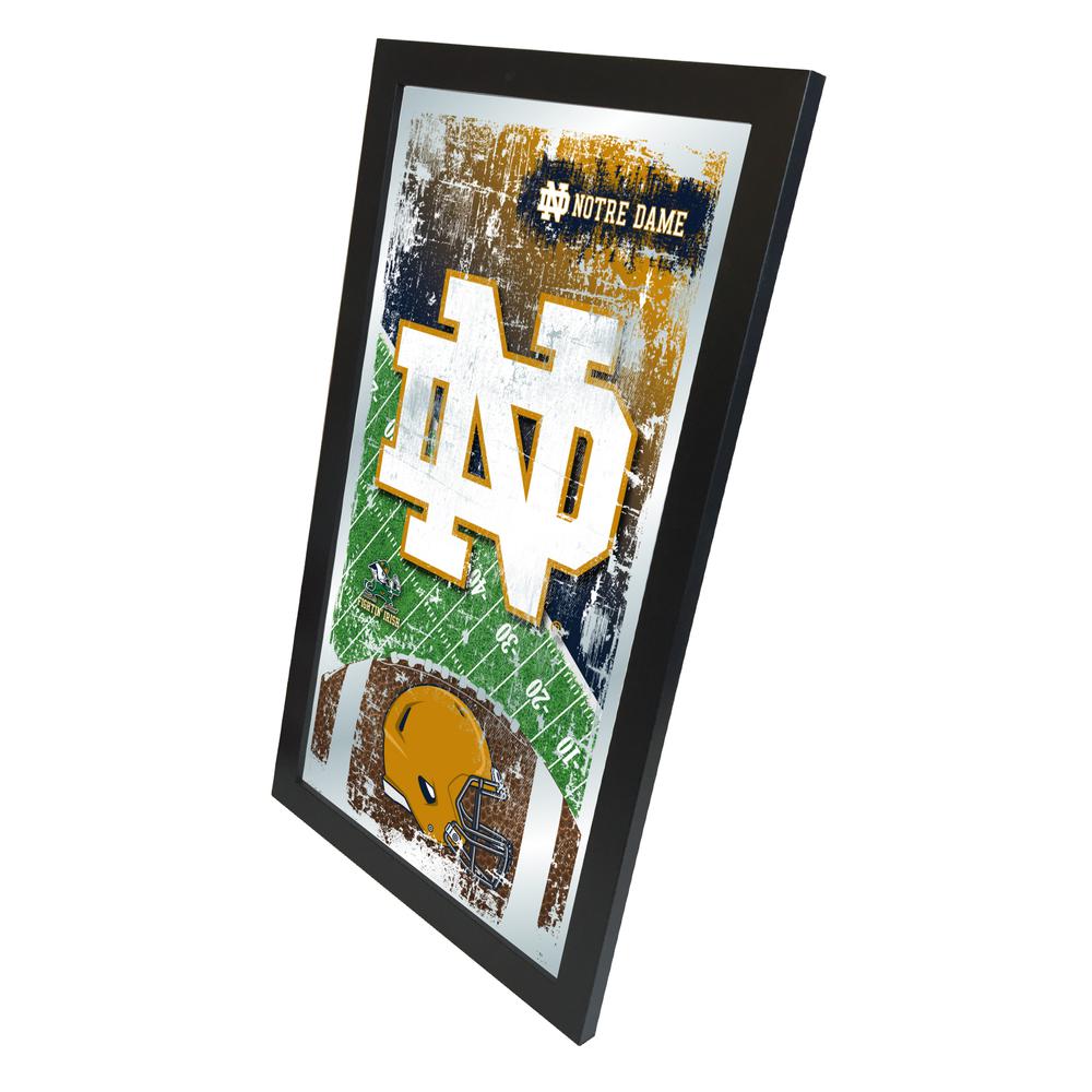 Notre Dame 15" x 26" Football Mirror. Picture 2