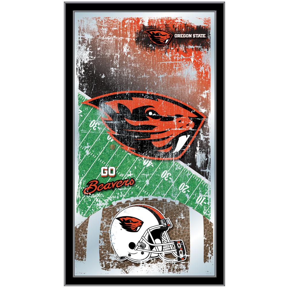 Oregon State 15" x 26" Football Mirror. Picture 1