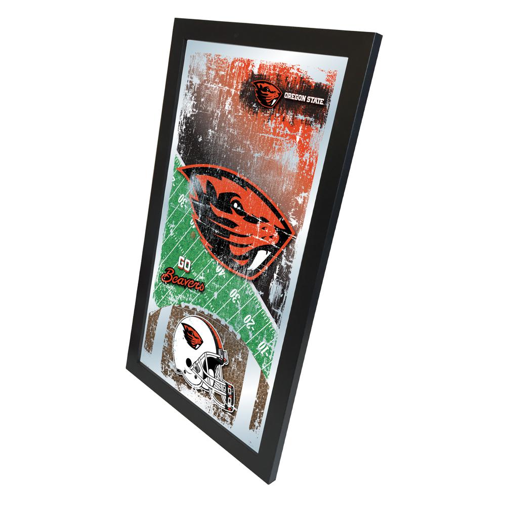 Oregon State 15" x 26" Football Mirror. Picture 2