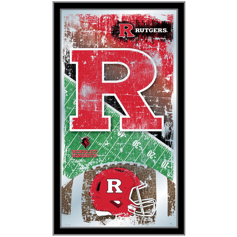 Rutgers 15" x 26" Football Mirror. Picture 1