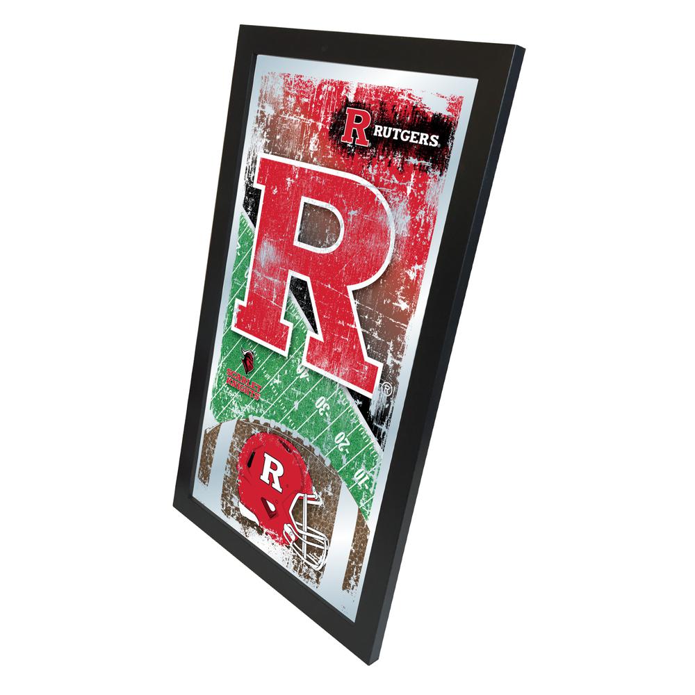 Rutgers 15" x 26" Football Mirror. Picture 2