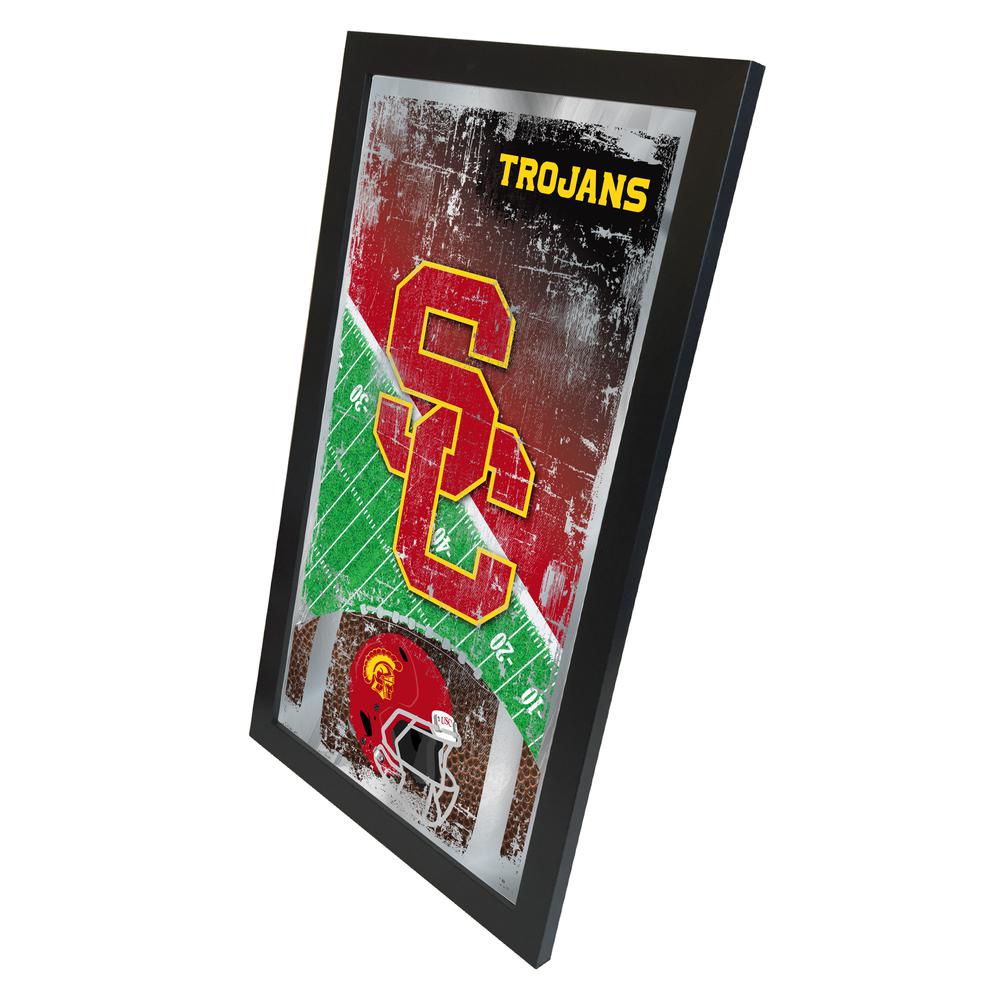 USC Trojans 15" x 26" Football Mirror. Picture 2