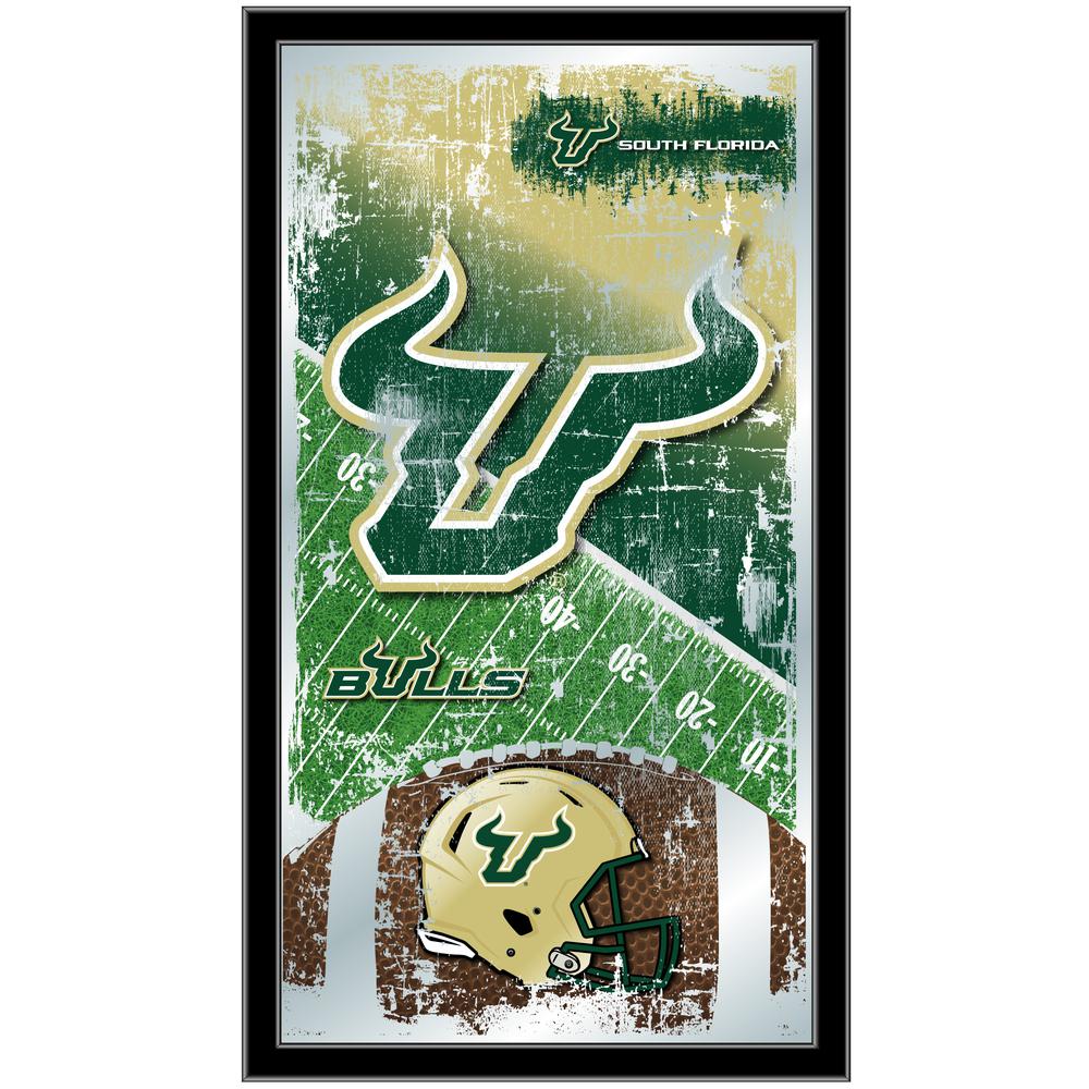 South Florida 15" x 26" Football Mirror. Picture 1