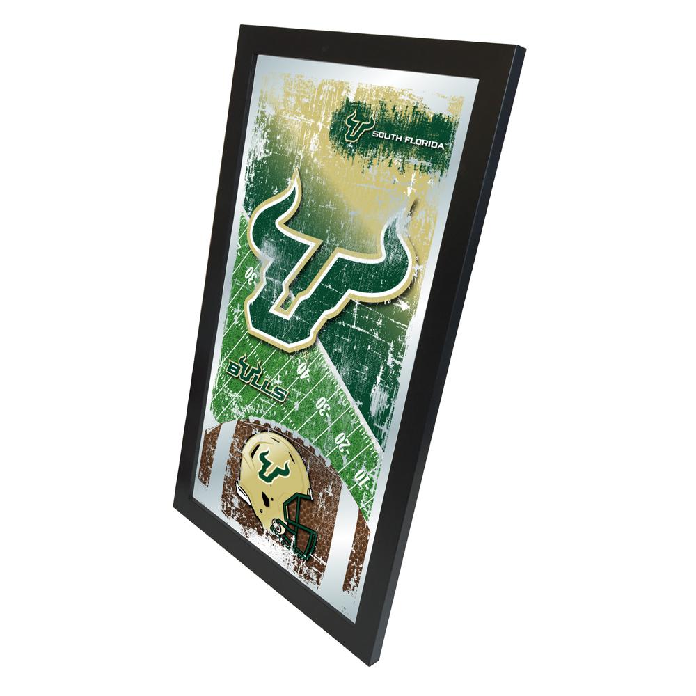South Florida 15" x 26" Football Mirror. Picture 2
