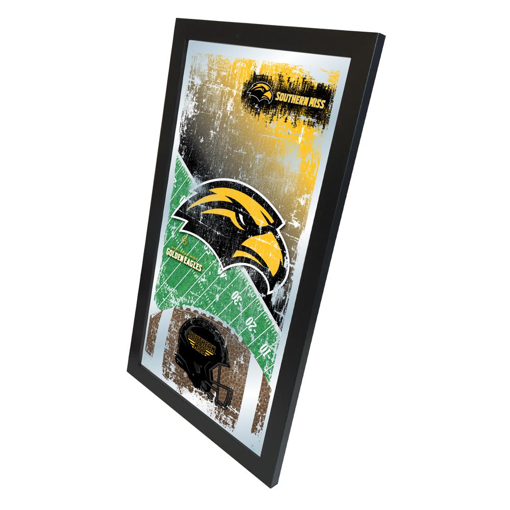Southern Miss 15" x 26" Football Mirror. Picture 2