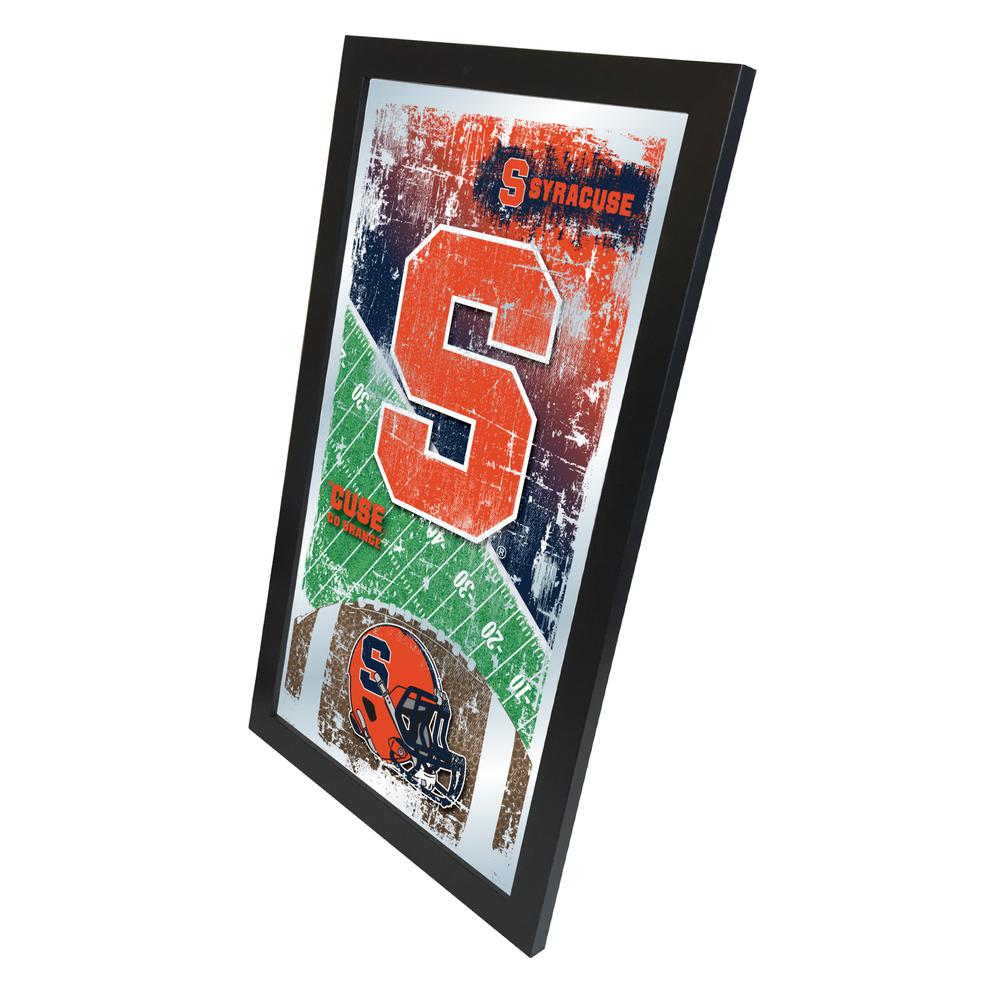 Syracuse 15" x 26" Football Mirror. Picture 2