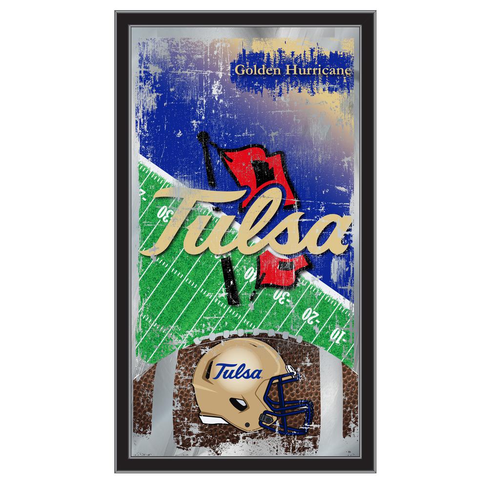 Tulsa 15" x 26" Football Mirror. Picture 1